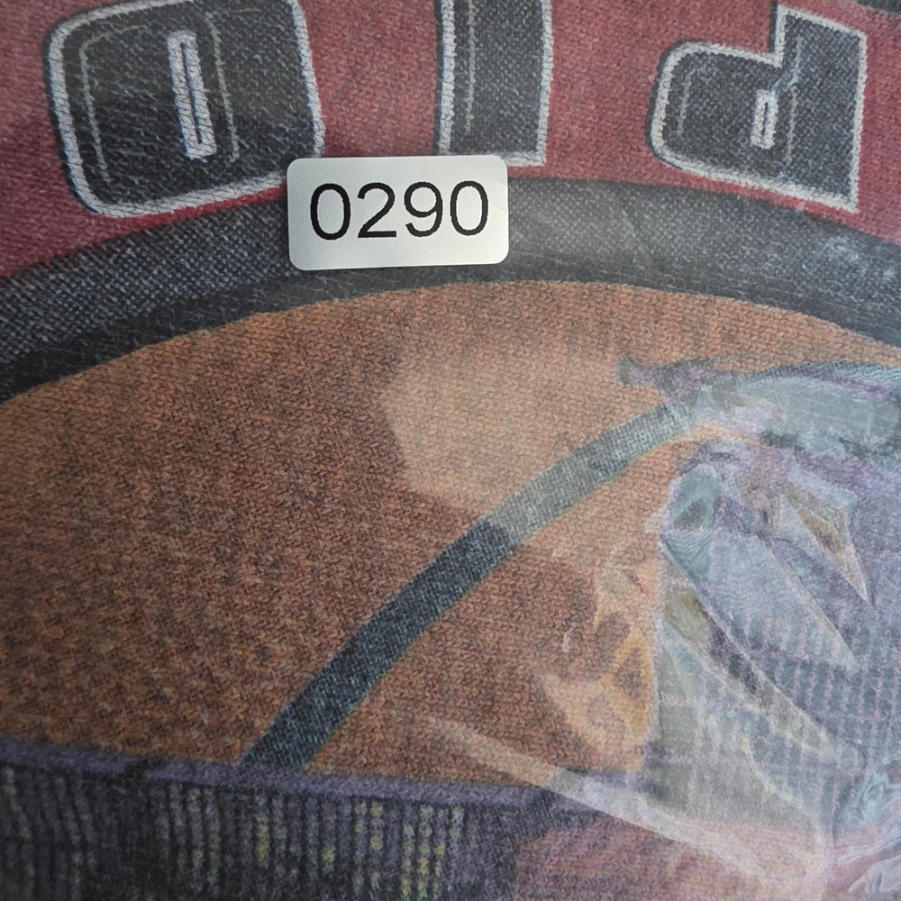 Vintage Starter 1998 Chicago Bulls Repeat 3-Peat NBA Champions T-Shirt Men's XL - Picture 7 of 7